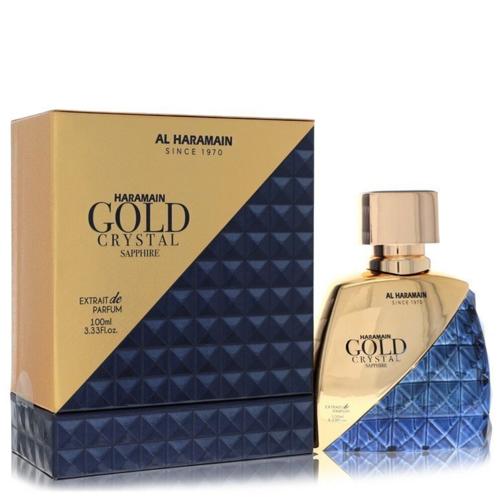 Al Haramain Gold Crystal Sapphire by Al Haramain Extrait De Parfum Spray 3.33 oz